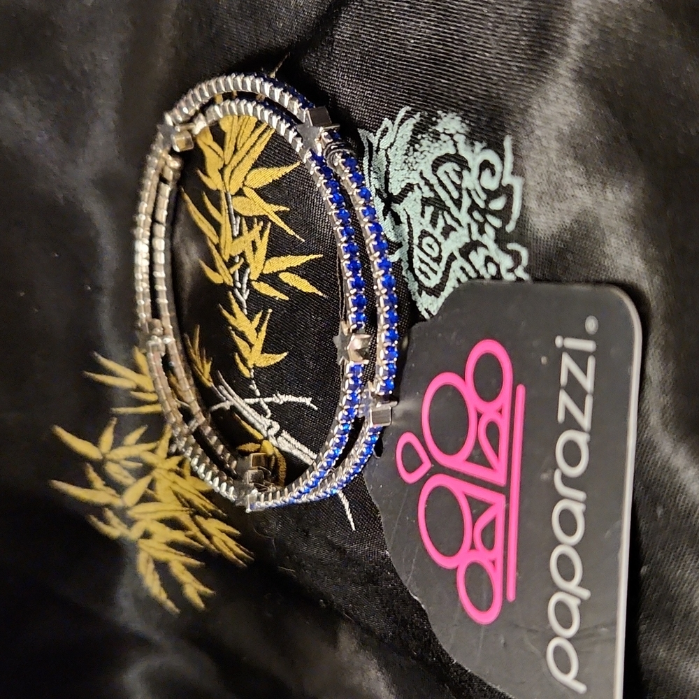 Paparazzi Blue Coil Bracelet